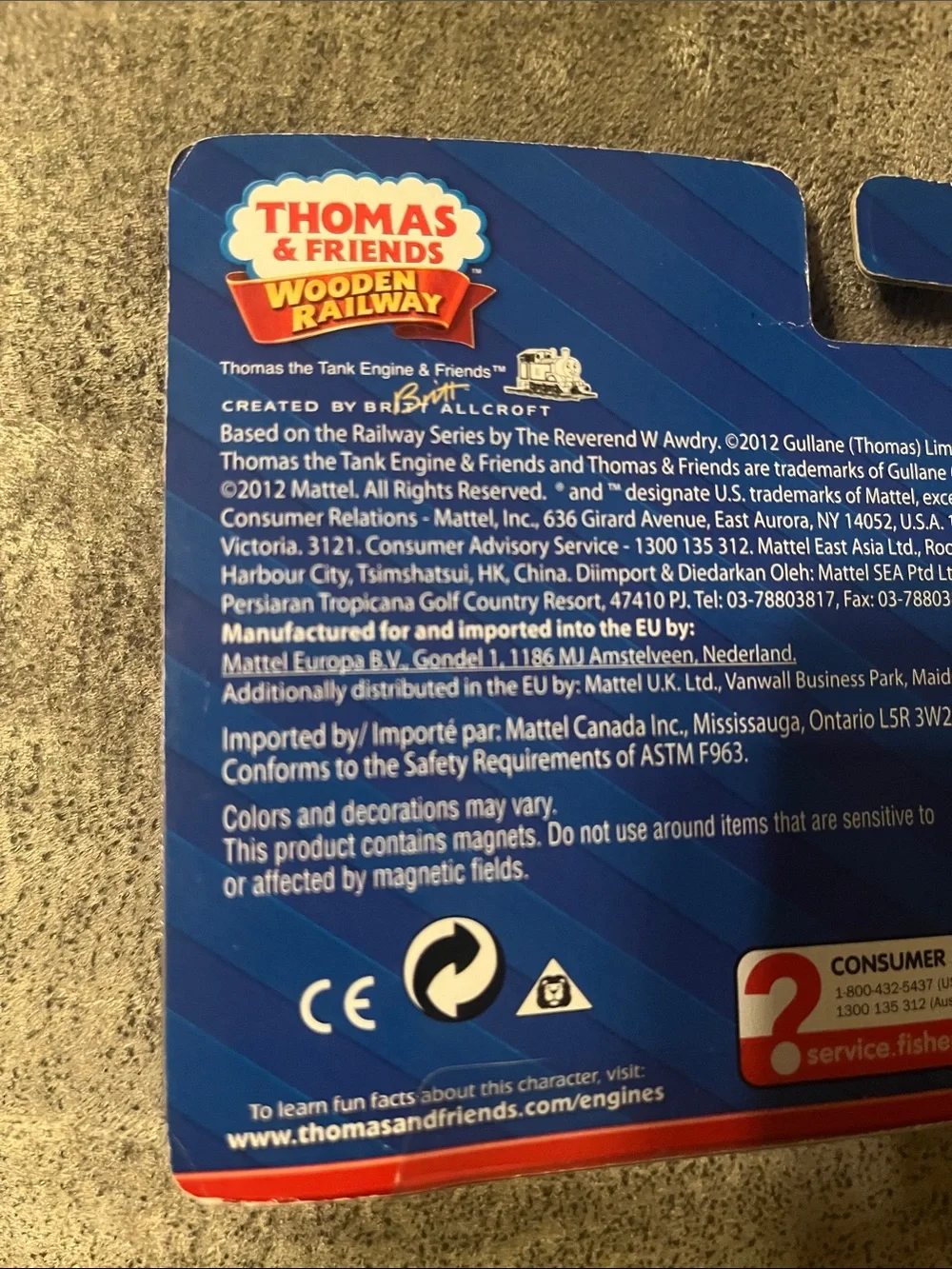 NIP Thomas & Friends Wooden Railway Den & Dart 2-Pack Fisher Price Train Set